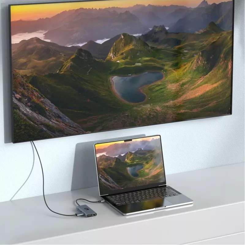 USB-C 11-in-1 Adapter Hawk HW-HUB1101 — Multiport-Hub mit 11 Anschlüssen