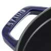 Staub 24 cm runder Gusseisen-Cocotte Dunkelblau