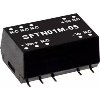 Netzteil MEAN WELL SFTN01N-05 1W 5V Eingang 21,6–26,4V