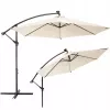Gartenschirm Extralink L-0713 3 m Durchmesser, beiges Dach, Modell BLACK FOREST