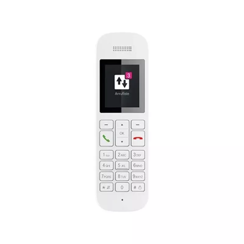 Telekom Sinus A12 Analog/DECT-Telefon Weiß