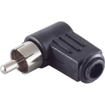 Rechtwinkliger Cinch-Stecker (RCA) ShiverPeaks 51410-S – rechtwinkliger Audio-/Video-Stecker