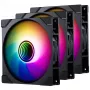 Gehäuselüfter PHANTEKS M25G2-140 D-RGB Reverse Blade 140mm 3er-Pack Schwarz