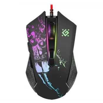 Gaming, optische, kabelgebundene Maus DEFENDER GM-933 SIN'SISTER 7200dpi 6P RGB