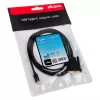 DVI-Kabel Akasa AK-CBCA10-18BK 1,8 m DVI-D Schwarz