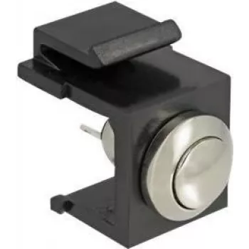 Kabelverbinder Keystone DeLOCK 86402 LED Schwarz Edelstahl