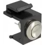 Kabelverbinder Keystone DeLOCK 86402 LED Schwarz Edelstahl