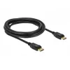 Delock - DisplayPort-Kabel - DisplayPort (M) zu DisplayPort (M) - 3 m - verriegelt - Schwarz