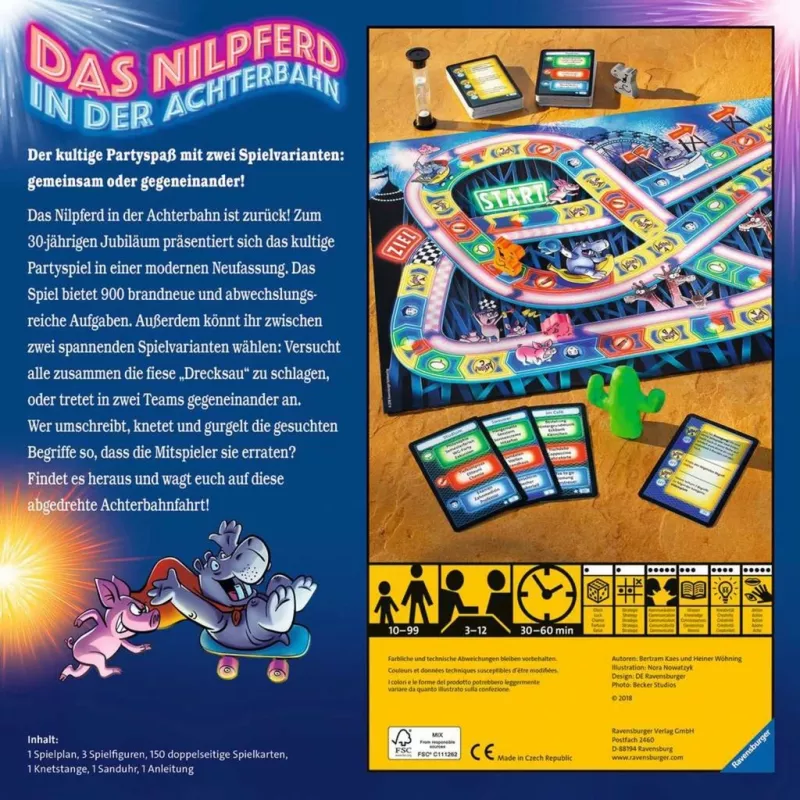 Das Nilpferd in der Achterbahn, Partyspiel