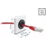 Kabeldurchführung DELOCK Easy 91072, runde Tischeinführung 16 mm Durchmesser