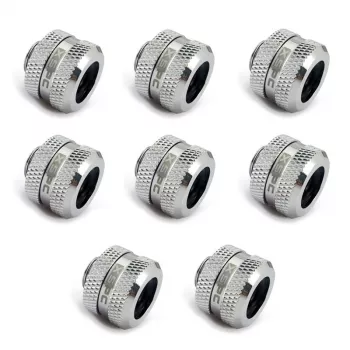 XSPC Connector G1/4 auf 14mm Hardtube, chrom - 8 Stück