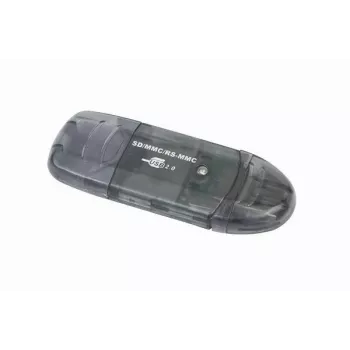 USB 2.0 Kartenleser Gembird FD2-SD-1 — MMC/SD/SDHC/SDXC, 73×30×10 mm, 13 g, Schwarz