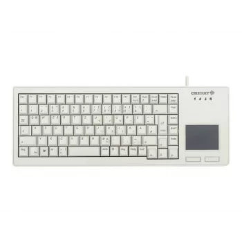 CHERRY XS Touchpad Tastatur Universal USB QWERTY US Englisch Grau