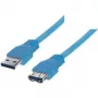USB-Kabel ShiverPeaks 1,8 m USB 3.2 Gen 1 USB A Blau