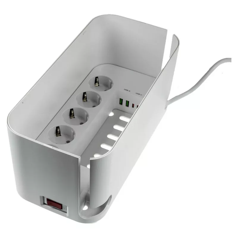 Stromverteiler RealPower PowerBox 522 1,5 m 5 AC-Steckdosen Innenbereich Weiß