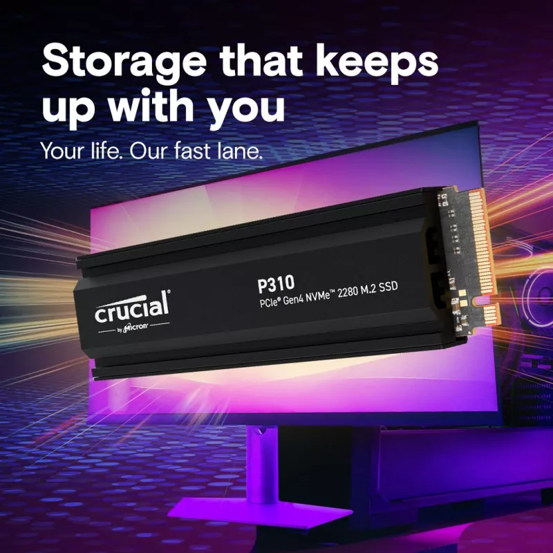 SSD-Laufwerk Crucial 1 TB M.2 PCI Express 4.0 NVMe P310