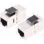 Keystone-Modul ShiverPeaks S/CONN 08-10010 Flach Silber RJ-45 24 Stück