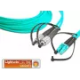 Lightwin LDP-50 FC-LC 5,0 OM3 Glasfaserkabel 5 m LSOH 2x FC 2x LC türkis (LDP-50 FC-LC 5,0 OM3)