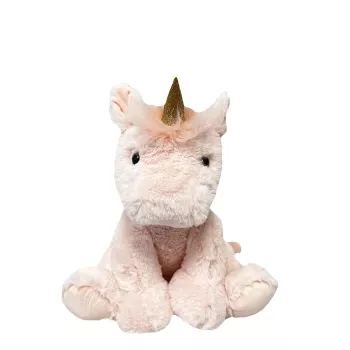 Plüschtier TULILO Maskottchen Lily Einhorn 30 cm — weiches Stofftier, sitzendes Design