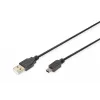 Verbindungskabel USB A / Mini-USB B M/M 1 m schwarz