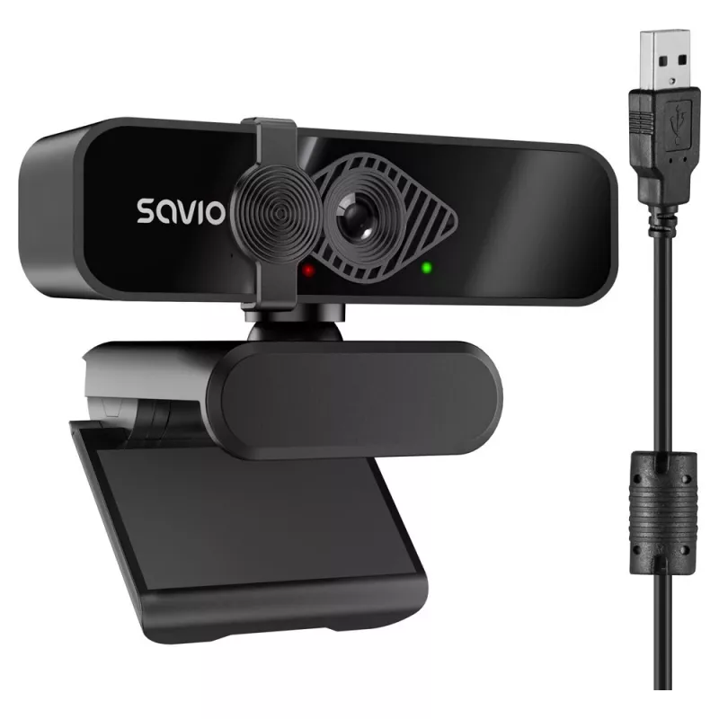 Savio CAK-06 Webcam 3840 x 2160 Pixel USB Schwarz
