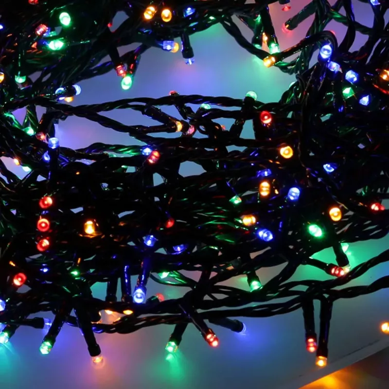 LED-Lichterkette Extralink 500 LEDs mehrfarbig, 25 m, innen/außen, Modell EX.73318