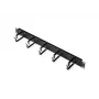 Patchpanel ROLINE 1U, 4 x 6 mm Öffnungen, Modell 19RANGIERPANEL ROLINE 1 HE 4X6MM SW