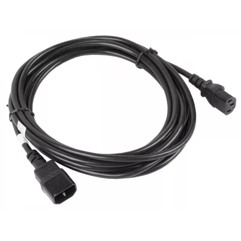 Lanberg C13-C14 VDE, 5m Kabel Stromverteiler (ca-c13e-11cc-0050-bk)