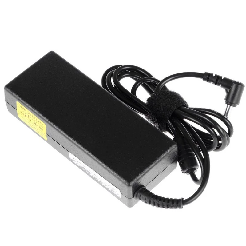 Laptop-Netzteil Grün Cell AD02P 90W 19V 4,74A AC-zu-DC für Innenräume Schwarz