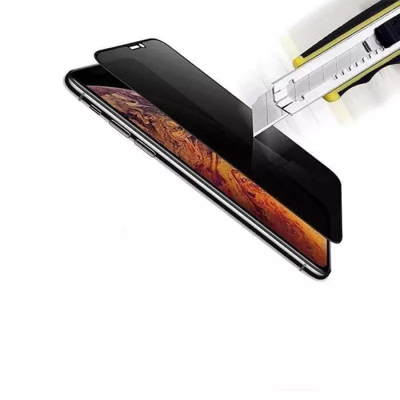 Gehärtetes Glas Displayschutz Devia Real Series für iPhone XS Max 3D Full Screen Schwarz