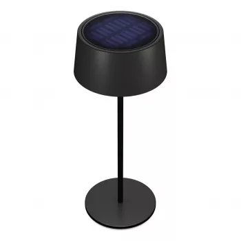LED Tischleuchte RealPower TableLight 300 4W Schwarz Solar