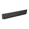 Rack-Blindplatte Extralink Front Blank Panel 2U 19 Zoll Schwarz, Stahlgehäuse