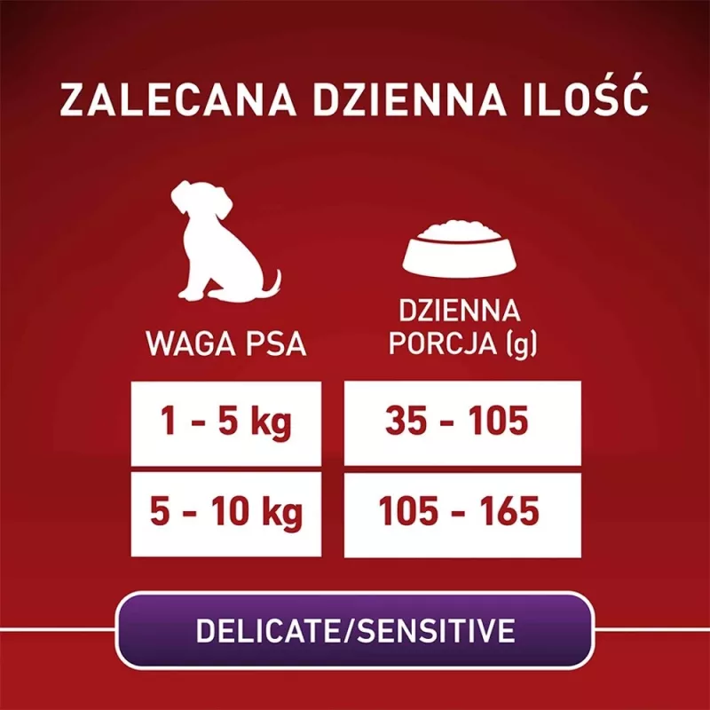 Trockenfutter Purina Nestlé One Mini/Small Sensitive Salmon & Rice 800 g – für kleine Rassen (5–10 kg), Senioren, 27 % Protein, 17 % Fett