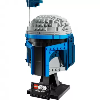 LEGO Star Wars Sammlerstück Helm-Accessoire Jango Fett 75408 — 616 Teile, 210×120×110 mm Ausstellungsmodell