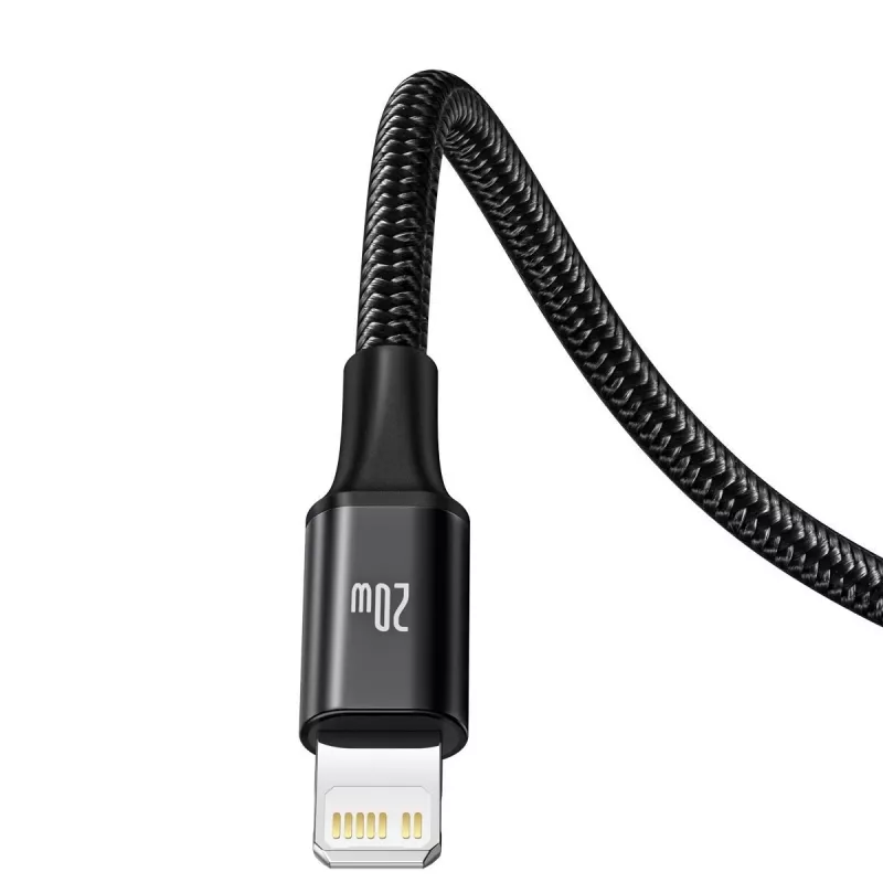 Baseus Rapid 3-in-1 USB-Kabel 1,5 m USB A USB C/Micro USB A/Lightning Schwarz