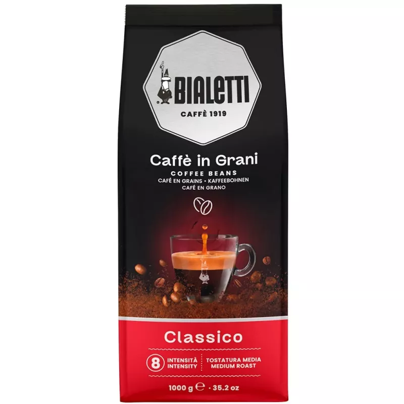 Kaffee Bialetti Classico 1 kg Espresso mittlere Röstung