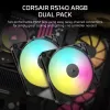 Lüfter Corsair RS140 ARGB 14 cm Schwarz 330-1700 RPM