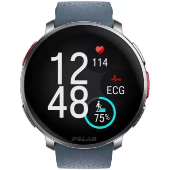 Polar Vantage V3 - Aluminium - Sportuhr mit Armband - Silikon - Display 3,5 cm (1,39 inch) - 32 GB - Bluetooth - 57 g - himmelblau (900108892)