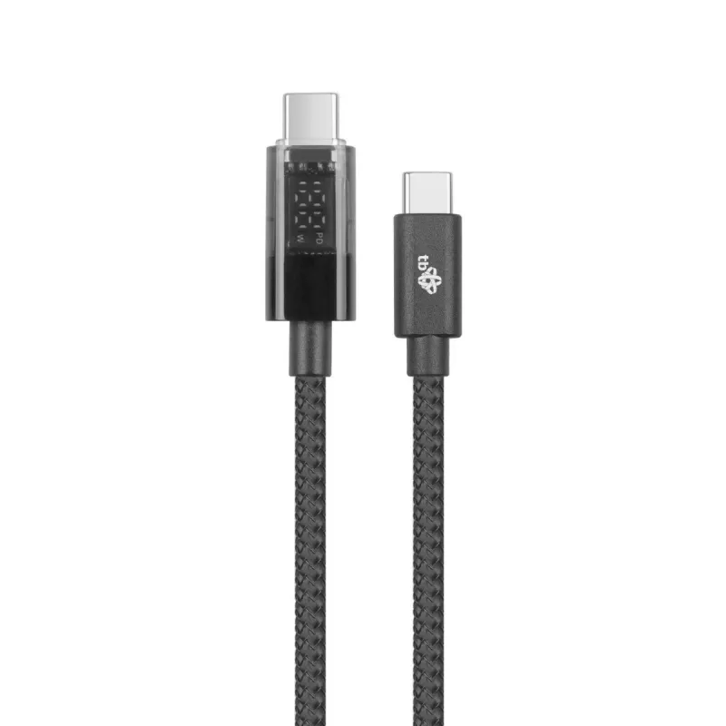 USB-C-Kabel TB AKTBXKUCCIND10B 1 m 100 W mit LED-Ladeanzeige