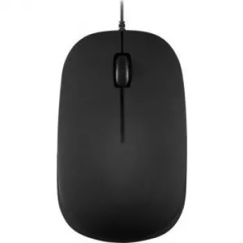 Perixx PERIMICE-201 - Maus - optisch - 3 Tasten - Kabelgebunden - PS/2 - Mattschwarz (PERIMICE-201 P B)