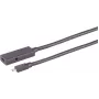 USB-Kabel S/CONN 13-49405 USB 3.2 Gen 2 4 m USB C Schwarz