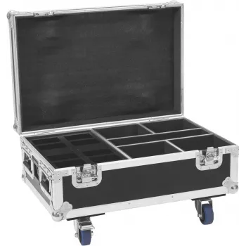 Flightcase Roadinger 31005163 für 4x AKKU IP UP-4 Plus HCL Spot WDMX mit Ladefunktion