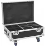 Flightcase Roadinger 31005163 für 4x AKKU IP UP-4 Plus HCL Spot WDMX mit Ladefunktion