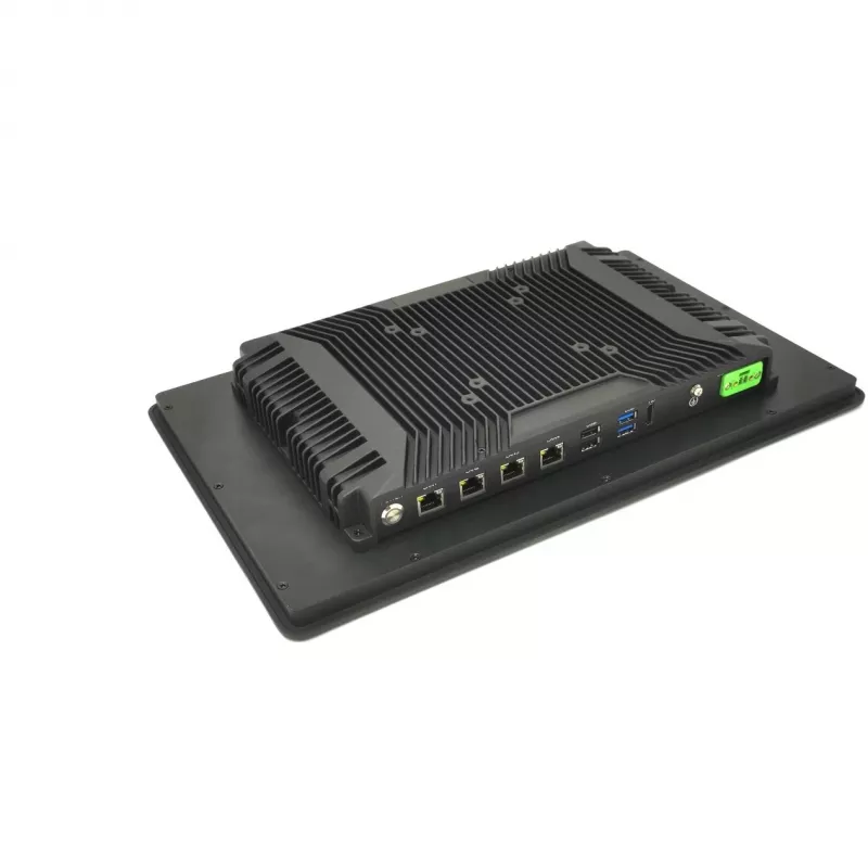 ALLNET AIO IPC Industrielles Windows/Linux 15,6 Zoll Touchscreen Intel i5-1135G7 16GB/512GB 4xLan RJ45 USB Wandmontage Halterung