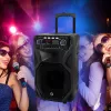 Tragbarer Karaoke-Lautsprecher MANTA SPK5021PRO 20W, 12-Zoll-Tieftöner, 80W RMS, Bluetooth, Akkulaufzeit bis zu 5 Std., SD/USB, Mikrofon- und Gitarreneingänge