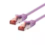 Netzwerkkabel LOGON TCF66F003V RJ-45 Cat6a 0,3 m Violett