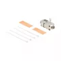 Netzwerkkabel-Koppler DeLOCK 88198 LSA auf LSA Cat.6A STP 31,6 mm Edelstahl