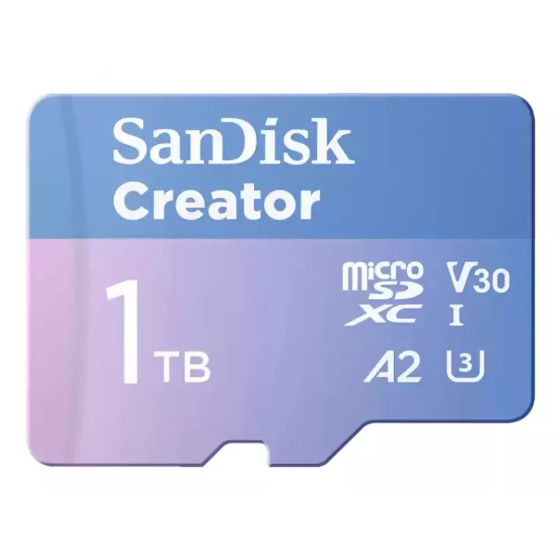 SanDisk Creator MicroSD Speicherkarte 1TB mit hohen Übertragungsgeschwindigkeiten bis zu 190 MB/s