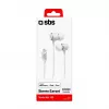 SBS TEINEARLIGHTW - Kopfhörer - In-Ear - Anrufe & Musik - Weiß - Knopf - Buttons