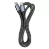 USB-Kabel Qoltec 52358 1,5 m USB-C Schwarz USB 2.0 0,48 Gbit/s